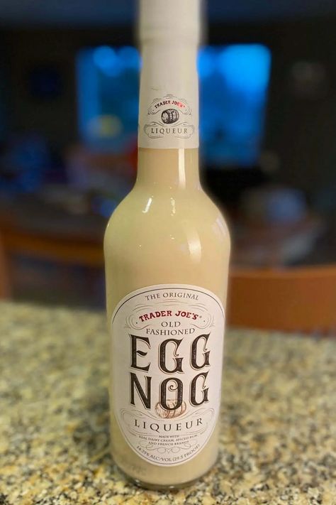 Just in time for the Holiday Season, Trader Joe’s has released their seasonal Egg Nog Liqueur again. This highly popular egg nog drink is very popular in the winter time and Eggnog or Egg Nog, Egg Nog Liqueur Recipes, Eggnog Liquor Drinks, Eggnog Drinks, Trader Joes Vegan, Liqueur Recipes, Christmas Eggnog, Creamy Eggnog, Reminder App, Liquor Recipes