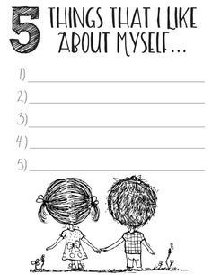 Free Printable Self Esteem Worksheets Download Self Esteem Worksheets, Self Esteem Activities, School Social Work, Counseling Activities, Mental Training, Character Education, My Self, School Counseling, School Counselor