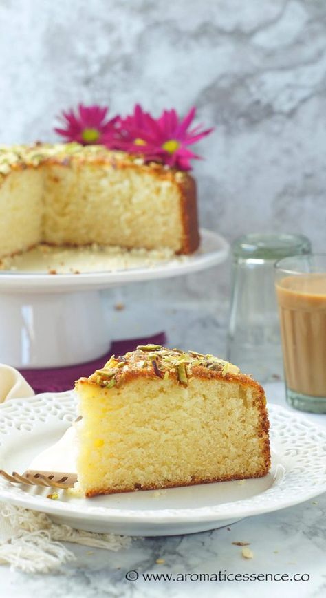 Indian Cake Recipe, Tea Time Cakes, Eggs Bake, Falooda Recipe, Silk Kurtis, Indian Cake, Cake At Home, Basic Cake, Eggless Cake