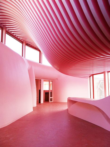 Sarreguemines Nursery / Michel Grasso Pink Inspiration, Colour Pop, Kelly Wearstler, Pink Interior, Everything Pink, Commercial Design, Space Design, Pink Aesthetic, Interior Spaces