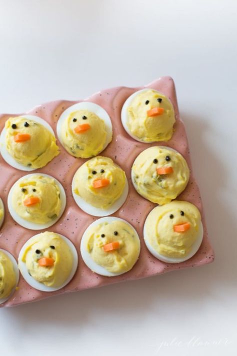 Easy Easter Brunch, Easter Deviled Eggs, Easter Party Food, Best Deviled Eggs, Easter Appetizers, Easter Dishes, Easter Lunch, Easter Snacks, Easter Menu