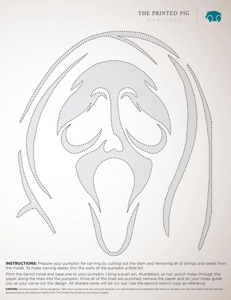 Easy Ghostface Pumpkin Carving, Ghost Face Jack O Lantern, Chucky Pumpkin Stencil, Ghostface Pumpkin Stencil, Pumpkin Carving Scream Face, Ghostface Jack O Lantern, Scream Pumpkin Carving Stencil, Ghost Face Pumpkin Stencil, Horror Movie Pumpkin Stencil