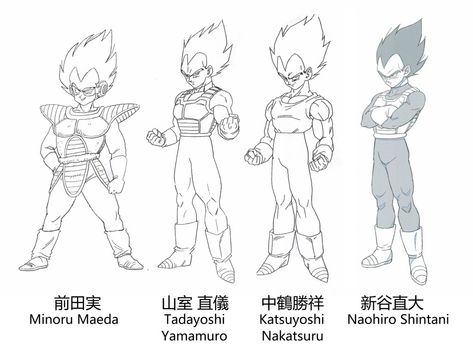 Vegeta Character Sheet, Vegeta Reference, Artstyle Inspirations, Toriyama Art, Evil Goku, Dbz Drawings, Ball Drawing, Character Model Sheet, Character Model