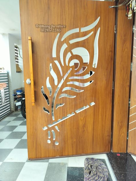 Woodn cnc Cnc Main Door Design, Men Door Design Wooden, Indian Main Door Designs, Mandir Door, Mdf Design, Flush Door Design, House Main Door, Entry Gate, Tv Unit Furniture Design