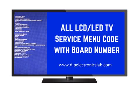 Hello guys, today in this post I will give you All LCD/LED Service Menu Code (PDF). If you are an Electronics technician, this post will help you a lot to know all the LCD/LED TV service menu codes to open the secret menu of LED TV. The service menu is a secret menu that is … Electronic Technician, Tv Repair, 3d Tv, Android Secret Codes, Lcd Television, Electronic Schematics, Tv Services, Electronics Mini Projects, Sony Tv