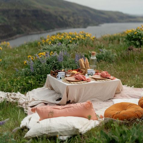 Elopement wedding picnic in fields of wildflowers. Sleepy Time Bear, Elopement Picnic, Beautiful Elopement, Elopement Reception, Bride Attire, Private Wedding, Sleepy Time, Picnic Wedding, Spring Wedding Inspiration