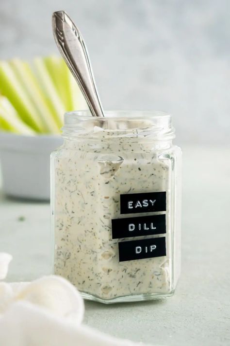 Easy Homemade Dill Dip Recipe Made In 1 Minute Easy Dill Dip, Homemade Dill Dip, Dill Dip Recipe, Dill Dip Recipes, Chip Dip Recipes, Honey Wheat Bread, Dill Dip, Sour Cream Recipes, Honey Wheat