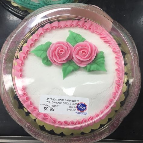 Grocery Store Birthday Cake, Grocery Store Cake, Pastel Cupcakes, Princess Birthday Cake, Giant Food, Bday Cake, Just Cakes, Pink Cake, Sheet Cake