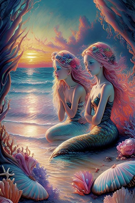 Iphone Wallpaper Violet, Mermaid Beauty, Beach Mermaid, Mermaid Photography, Mermaid Images, Pretty Mermaids, Mermaid Artwork, Disney Princess Artwork, Puzzles For Adults