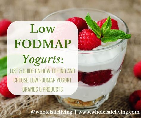 Best Low FODMAP Yogurts for IBS - Comprehensive Brand/Product List & Guide | Jenna Volpe, RDN, LD, CLT- Functional Dietitian and Clinical Herbalist Cashew Yogurt, Yogurt Brands, Coconut Milk Yogurt, Almond Milk Yogurt, Raspberry Yogurt, Lactose Free Milk, Yogurt Flavors, Low Fat Yogurt, Dairy Free Yogurt