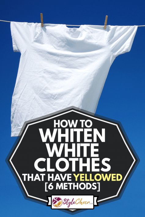 Whiten White Clothes, Cleaning White Clothes, Laundry Whitening, How To Make Yellow, How To Whiten Clothes, Dingy Whites, Washing White Clothes, Brighten Whites, Classy Business Outfits