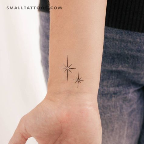 Dreamer Tattoo, Star Tattoo Designs, Space Fashion, Friendship Love, Sparkling Stars, Tattoo Set, Fake Tattoos, Tattoos Gallery, Star Tattoos