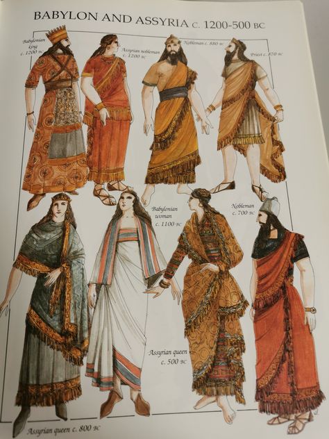 assyria and babylon Ancient Rome Fashion, Ancient Rome Clothing, Ancient Roman Clothing, Ancient Rome History, Imperiul Roman, Roman Clothes, Roman Dress, Rome Fashion, Ancient Babylon