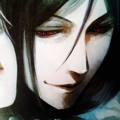 Phantomhive Twins, Sebastian Michaelis, How Beautiful, Talk To Me, Black Hair, Twins, Red, Hair, Anime