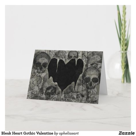 Grey Collage, Heart Dripping, Gothic Valentine, Cute Valentines Card, Valentines Gift Card, Diy Valentines Cards, Artsy Gift, Valentine Cards Handmade, Bf Gifts