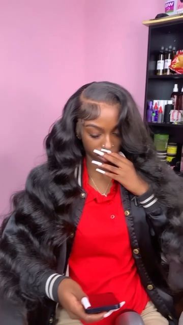 Beach Waves Hair, Quick Weaves, Frontal Wig Hairstyles, Waves Hair, Birthday Hairstyles, Beach Wave Hair, Beach Wave, Frontal Hairstyles, Girls Hairstyles Braids