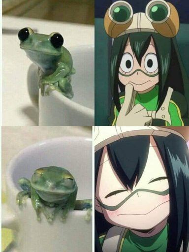 Deku From My Hero Academia, Mha Funny Pfp, Tsuyu Asui Pfp, Funny Anime Wallpaper, My Hero Academia Pfp, Mha Headcanons, My Hero Academia Wallpaper, Silly Anime, Mha Pfp