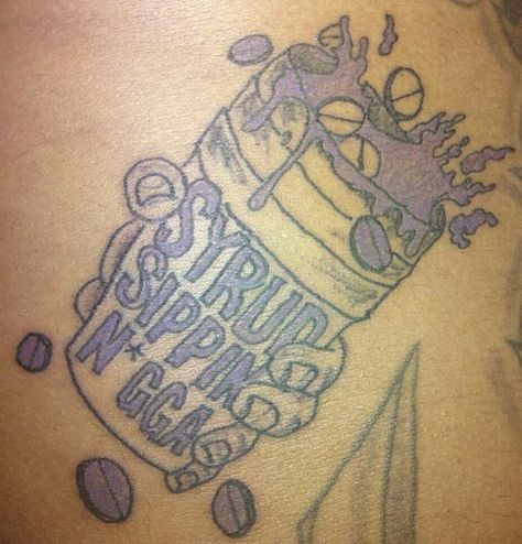 "cup of codiene" from the struggle 2 success Torso Tattoos, Graffiti Style Art, Graffiti Styles, Art Inspiration Painting, Album Covers, Tatting, Graffiti, Art Inspiration, Graphic Design