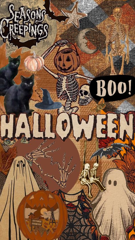 halloween wallpaper #spooky Y2k Halloween Wallpaper, Halloween Wallpaper Spooky, Halloween Y2k, Halloween Sounds, Y2k Halloween, Spooky Background, Halloween Collage, Autumn Phone Wallpaper, Helloween Wallpaper