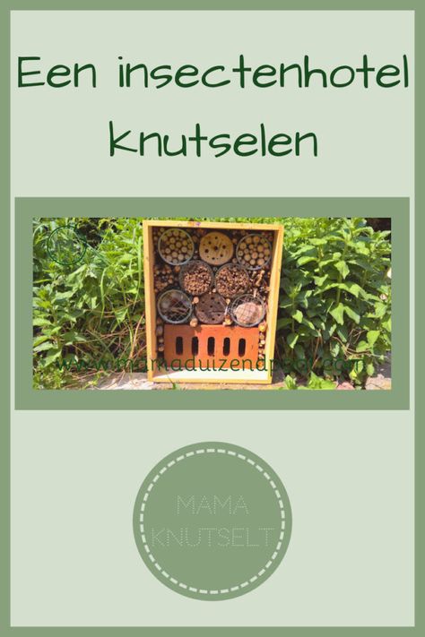 Een insectenhotel knutselen – Mama Duizendpoot Maps For Kids, Green, Nature