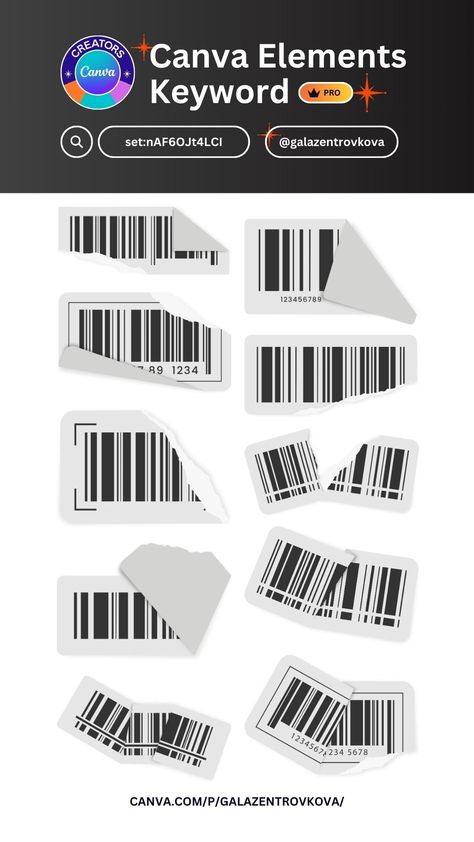 🛡Canva Elements - Barcode Sticker Label

Create custom barcode sticker labels in minutes with Canva Elements. Choose from hundreds of templates and easily add your own text, logos, and images. 

#barcode #sticker #label #design #CanvaElements
250 Canva Label Design, Canva Tech Elements, Canva Fonts Elements, Free Canva Elements Keyword, Canva Sets Elements, Canva Sticker Keyword, Sticker Label Design, Canva Posters, Canva Elements Ideas