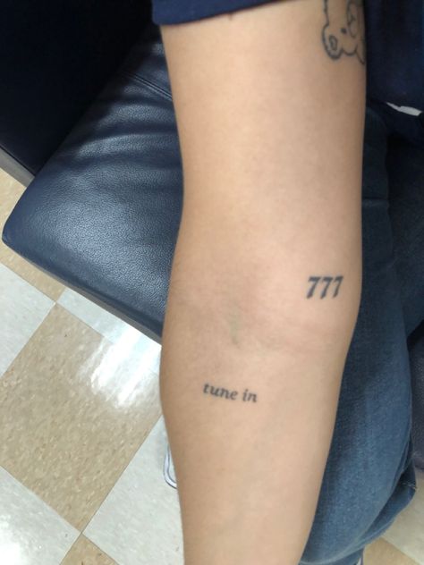 777 angel number tattoo ink dainty 777 Tattoo Red, 777 Angel Number Tattoo, Tattoos Red Ink, Tattoo Red Ink, 777 Angel Number, 777 Tattoo, Angel Number Tattoo, Basic Tattoos, Inner Arm Tattoo