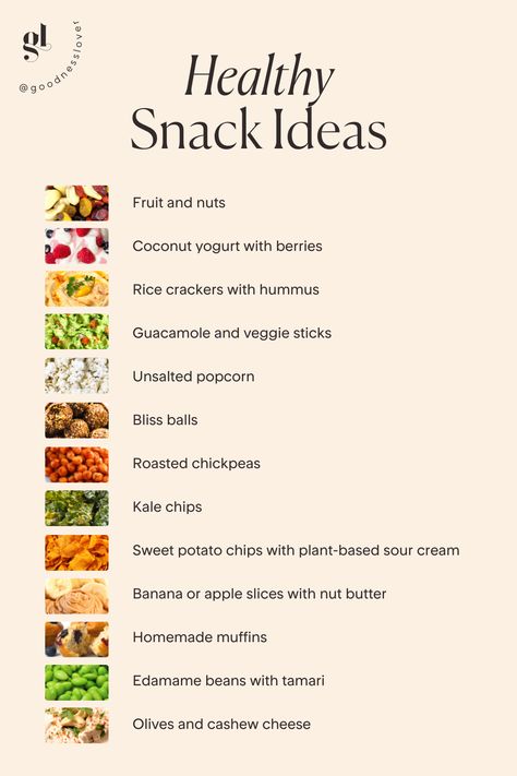 Heathly Snacks, Snack Alternatives, Study Snacks, Healthy Snacks List, Healthy Snack Alternatives, Snacks List, Healthy Snack Ideas, Filling Snacks, Unhealthy Snacks