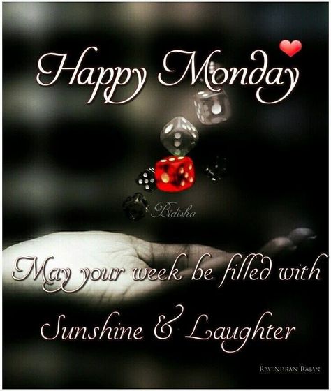 May Your Week Be Filled With Sunshine & Laughter Pictures, Photos, and Images for Facebook, Tumblr, Pinterest, and Twitter Laughter Pictures, Good Morning Boyfriend Quotes, Happy Monday Pictures, Wonderful Day Quotes, Happy Monday Images, Monday Greetings, Happy Monday Quotes, Have A Blessed Week, Monday Morning Quotes