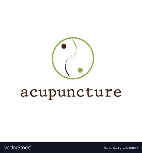 Acupuncture Logo, Chiropractic Therapy, Massage Logo, Acupuncture Clinic, Clinic Logo, Visiting Cards, Template Download, Acupuncture, Massage Therapy