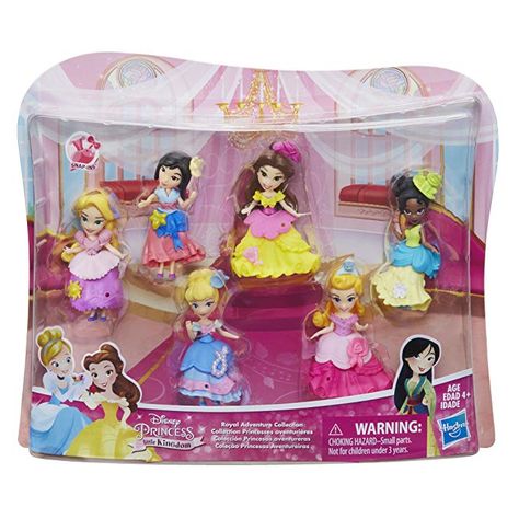 Amazon.com: Disney Princess Royal Adventure Collection: Hasbro: Toys & Games Disney Princess Figurines, Disney Princess Doll Collection, Princes Disney, Disney Store Toys, Disney Princess Toys, Princesses Disney, Disney Princess Dolls, Reborn Toddler Dolls, Princess Toys