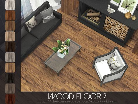 Wood Floor 2 in 10 color variations.  Found in TSR Category 'Sims 4 Floors' Two Person Tub, Old Wood Floors, Playground Flooring, Sims 4 House Building, Palm Leaf Wallpaper, Casas The Sims 4, 4 Wallpaper, Sims Four, Sims 4 Update