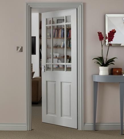 Utility door...Pine Downham Glazed | Internal Softwood Doors | Doors & Joinery | Howdens Joinery Outdoor French Doors, Internal Glass Doors, Internal Door, Glass Floor, Glazed Door, French Doors Interior, Kitchen Doors, Door Ideas, Wood Doors Interior