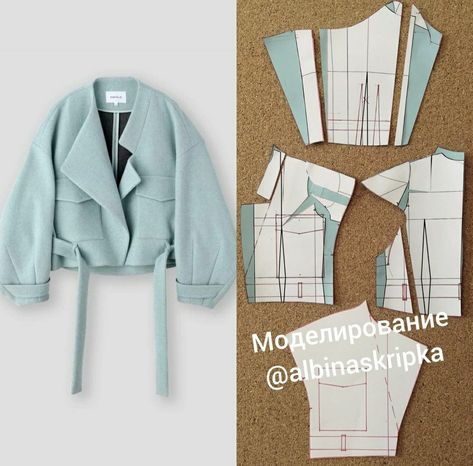 Pola Jaket, Projek Menjahit, Clothing Pattern Design, Sewing Clothes Women, Fashion Design Patterns, Sewing Tutorials Clothes, Diy Clothes Design, Fashion Sewing Tutorials, Couture Sewing Techniques