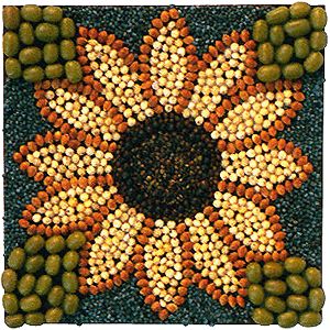 seed art idea Seed Crafts For Kids, Seeds Art, Mosaics For Kids, Seed Craft, Seed Art, Deco Nature, Autumn Crafts, Camping Art, Nature Crafts