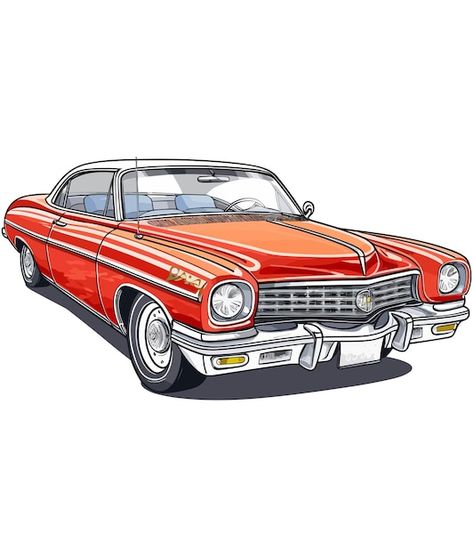 Old Car Illustration, Vintage Car Drawing Easy, Vintage Car Cartoon, Old Car Drawing, Vintage Car Drawing, Car Cartoon Illustration, Classic Car Illustration, Cartoon Cars, Old Vintage Cars