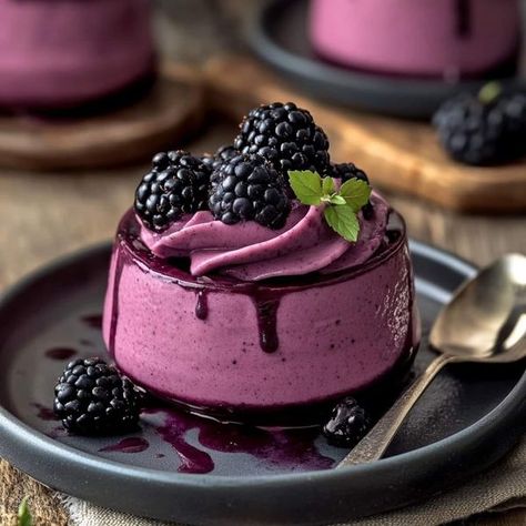 Blackberry Mousse, Refreshing Desserts, Sweet Tarts, Blackberry, Tart, Dessert