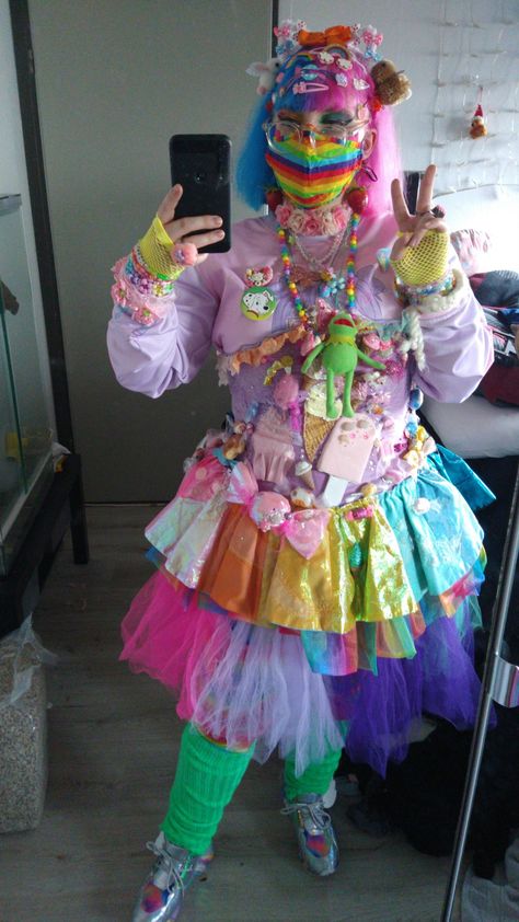 Neoncore Outfits, Harajuku Decora Kei, Decora Kei Fashion, Decora Outfits, Decora Aesthetic, Decora Style, Decora Fashion, Decora Harajuku, Harajuku Decora