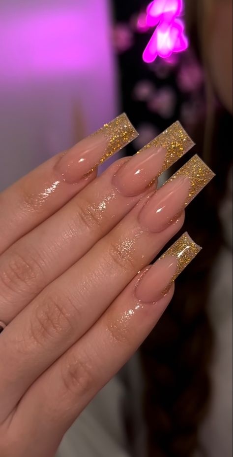 Ball Nails, Flawless Face Makeup, Quince Themes, Sweet 16 Themes, Champagne Dress, Long Square Acrylic Nails, Flawless Face, The Claw, Square Acrylic Nails