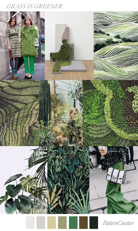 FASHION VIGNETTE: TRENDS // PATTERN CURATOR -  GRASS IS GREENER . A/... Fashion Trend Pattern, Pattern Curator, Fashion Trends Magazine, Grass Is Greener, Fashion Trend Inspiration, Pinterest Trends, Fashion Trends Winter, Mood Board Design, Mood Board Fashion