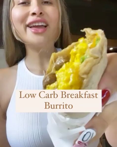 Keto Stephanie on Instagram: “LOW CARB BREAKFAST BURRITO 🌯 by @keto_sarah_ . Follow me @keto_stephanie_ for more keto weight loss recipes and videos 😊 . Have you tried…” Bread Egg Breakfast, Low Carb Breakfast Burrito, Low Carb Wrap, Healthy Keto Meals, Lavash Bread, Cook Eggs, Low Carb Wraps, Cheesy Eggs, Hearty Lunch