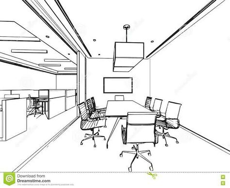 Bookshelves Desk, Drawing Room Concept, Office Layout Plan, Adobe Photoshop Photography, Drawing Perspective, Room Concept, Perspective Sketch, Photoshop Rendering, Business Cartoons