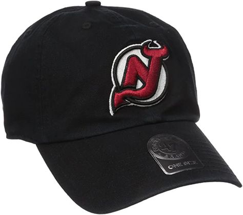 New Jersey Devils NHL '47 Clean Up Adjustable Hat #Ad Nj Devils, Jersey Devil, New Jersey Devils, Anaheim Ducks, Anaheim, Sports Fan, Baseball Caps, Adjustable Hat, Clean Up