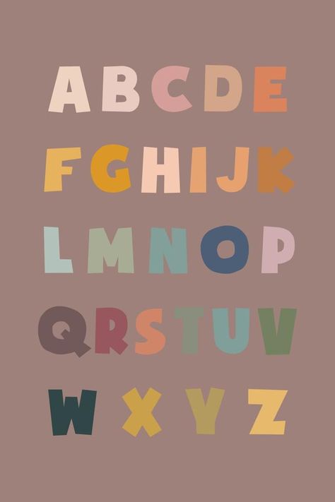 Alphabet Poster Printable Free, Art Homeschool, Calm Classroom, Ramen Bar, Educational Wall Art, Printables Free Kids, Kid Hacks, Class Room, Alphabet Printables