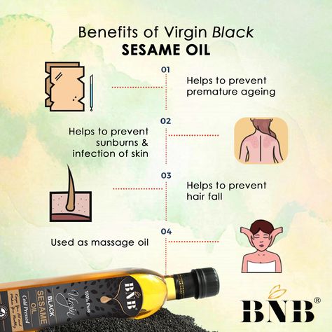 Sesame Oil Benefits, How To Help Sunburn, Diy Massage Oil, Essential Oils Guide, Cold Pressed Oil, Black Sesame, Oil Benefits, Sesame Oil, Massage Oil