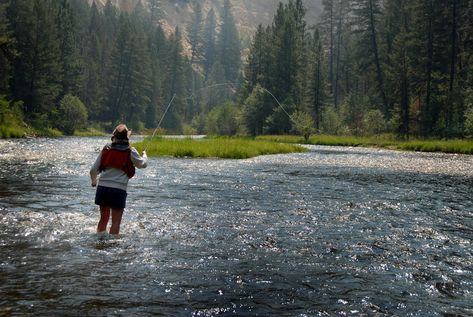 This article on Montana fly fishing is brought to you by OOFOS. OOFOS slide sandals are made from a patented Oofoam that offers support and recovery, so you can enjoy your weeklong Montana fly fishing … Camping Magazine, Montana Fly Fishing, Cutthroat Trout, Yellowstone River, Walleye Fishing, Crappie Fishing, Rock Creek, Fishing Quotes, Fishing Guide