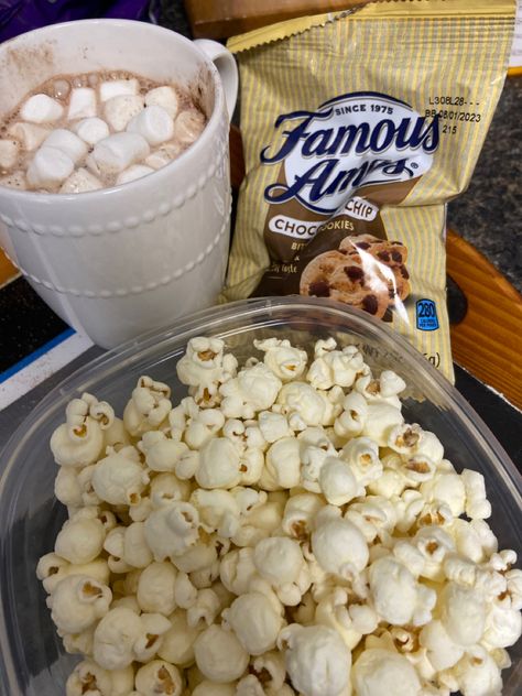 Famous Amos, White Cheddar Popcorn, Cheddar Popcorn, White Food, Movie Night Snacks, Night Snacks, White Cheddar, Picky Eaters, Popcorn