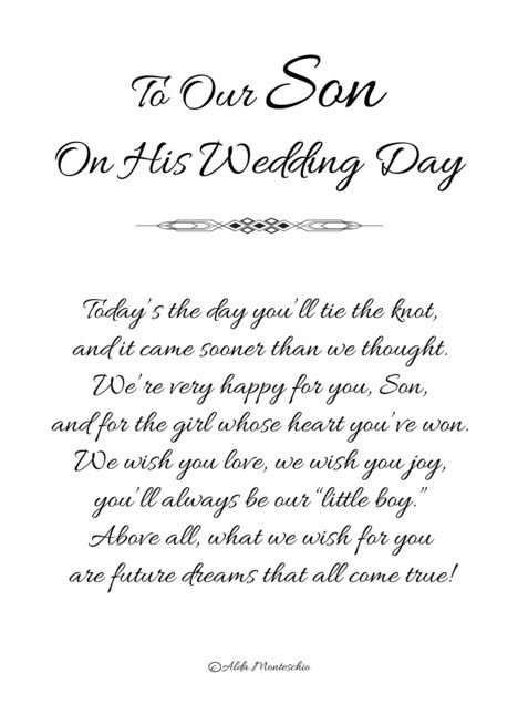 Wedding Day Letter, Mother Of Groom Speech, Poem For My Son, Son On His Wedding Day, Letter To Son, Wedding Wishes Messages, Wedding Rehearsal Dinner Decorations, Wedding Wishes Quotes, Son Quotes From Mom