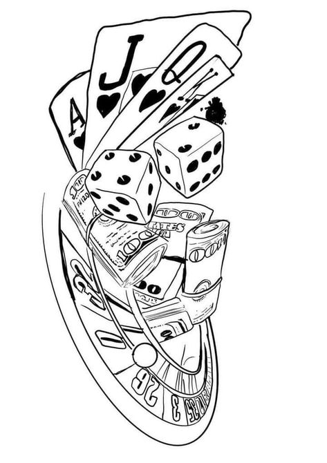 tattoo pattern
style
men and women Gamblers Tattoo, Stencil Tattoo Ideas, Stencil Tattoo Ideas Men, Gamble Tattoo, Women Tattoo Design, Tattoo Ideas Men, Trend Tattoo, Casino Tattoo, Chicanas Tattoo