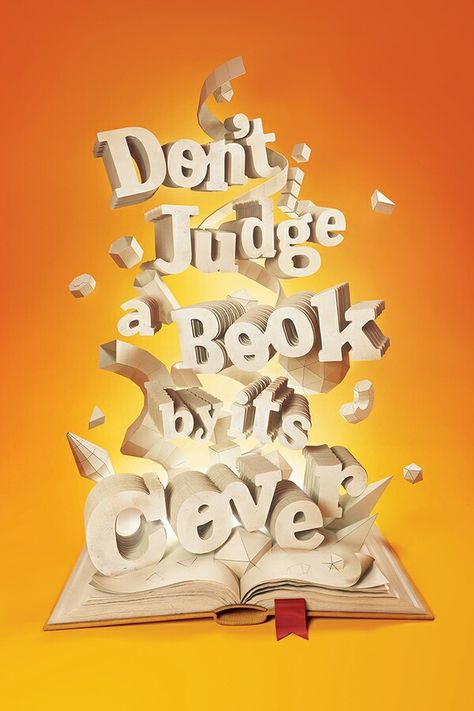 Don't judge a book by its cover- David McLeod David Mcleod, Diary Cover Design, Drop Cap Design, Typography Design Inspiration, Creative Book Covers, Clever Advertising, Diary Covers, Best Gaming Wallpapers, Western Artist