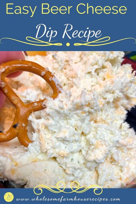 Wisconsin Beer Cheese Dip, Cheddar Beer Dip, Cheese Beer Dip, Easy Beer Cheese Dip, Beer Dip Recipe, Dip For Beer Bread, Wisconsin Recipes, Easy Beer Cheese, Football Dips